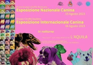 05/06 Agosto 2023 - Esposizione nazionale canina L'Aquila